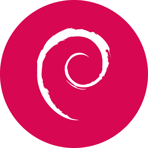 Circle, debian, round icon icon